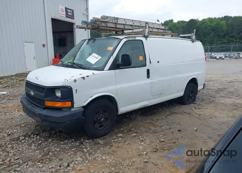 2008 Chevrolet Express Work Van из США, поврежденный, VIN 1GCFG15X581208303